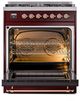 Ilve® Nostalgie II Series 30" Burgundy Pro Style Dual Fuel Range-2