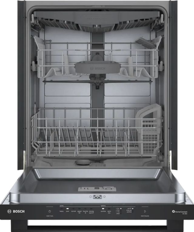 Bosch® 100 Series 24" Black Top Control Built In Dishwasher-1
