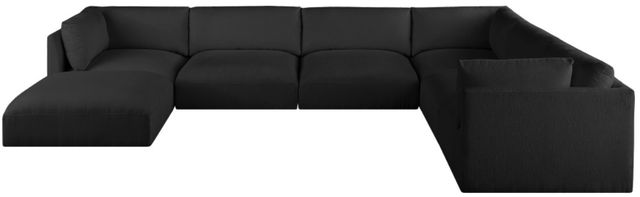 Meridian Furniture Ease 7-Piece Black Modular Sectional-1