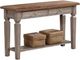 Winners Only® Barnwell Brown Top Sofa Table with Gray Base-0