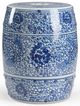 Chelsea House Zue Blue/White Garden Seat-0