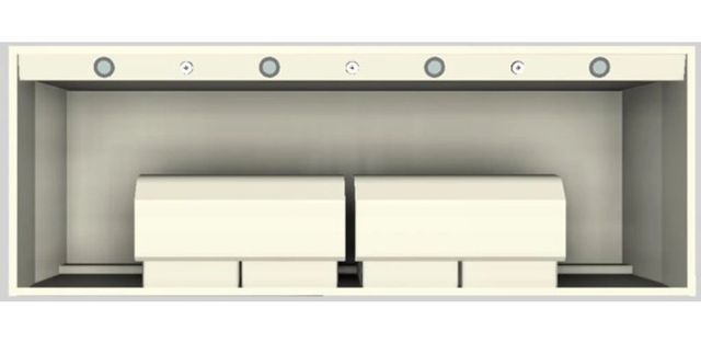 Vent-A-Hood® Designer Series 66" Biscuit Wall Mounted Range Hood-3