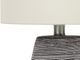 Monarch Specialties Inc. 19"H Grey Ceramic Table Lamp-1