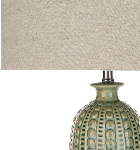 Surya Newell Dark Green Table Lamp-1