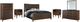 Signature Design by Ashley® Kisper 6-Piece Brown King Panel Bed Set-0