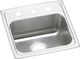 Elkay Lustertone® Classic Lustrous Satin 17" x 16" x 4" 1-Hole Single Bowl Drop-In ADA Sink-0