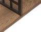 Liberty Furniture Bayhill Trellis Glass Top Cocktail Table with Black/Honey Base-4