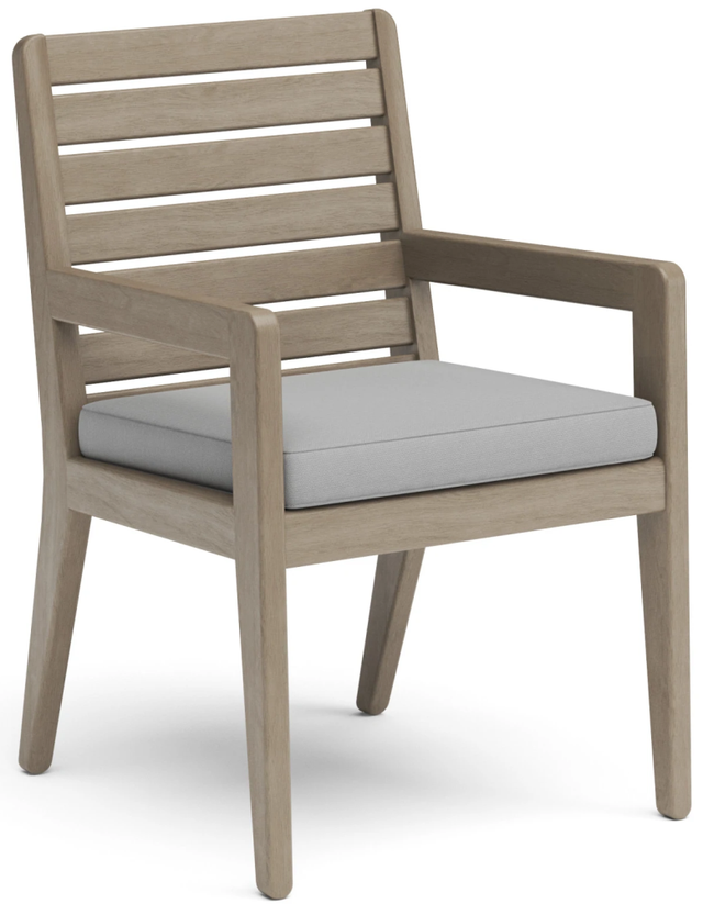 homestyles® Sustain Gray Outdoor Dining Arm Chair Pair-0