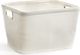 Giftcraft Cream Rectangular Storage Basket with Handles-0