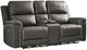 Signature Design by Ashley® Bleckley Anchor Power Reclining Loveseat with Console and Adjustable Headrest-0