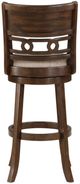 New Classic® Home Furnishings Gia Brown/Cherry Swivel Bar Stool-4