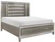 Mazin Furniture Tamsin Silver Gray Metallic Queen Bed-1