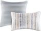 Olliix by Madison Park 8 Piece Blue King/California Marina Printed Seersucker Comforter and Coverlet Set Collection-3