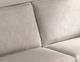 International Furniture Direct Natural Parota Ivory 95" Sofa-5