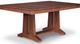 Handstone Customizable Brooklyn Brown Chicory 72"L Extension Dining Table with 2 Leaf's-0