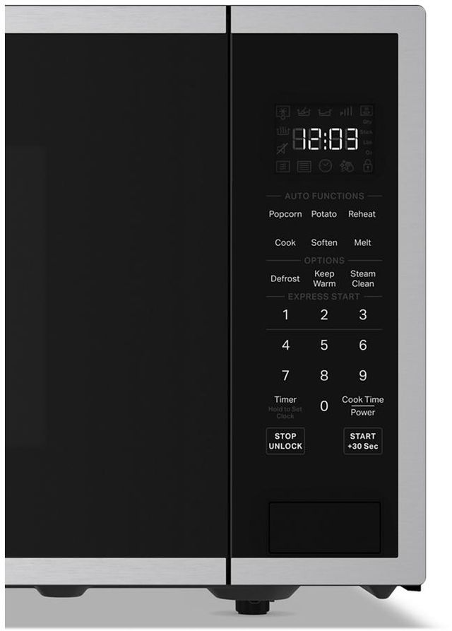 KitchenAid® 1.6 Cu. Ft. Stainless Steel Countertop Microwave with Auto Functions-4