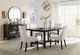 aspenhome® Camden 5-Piece Beige/Domino Upholstered Dining Set-1