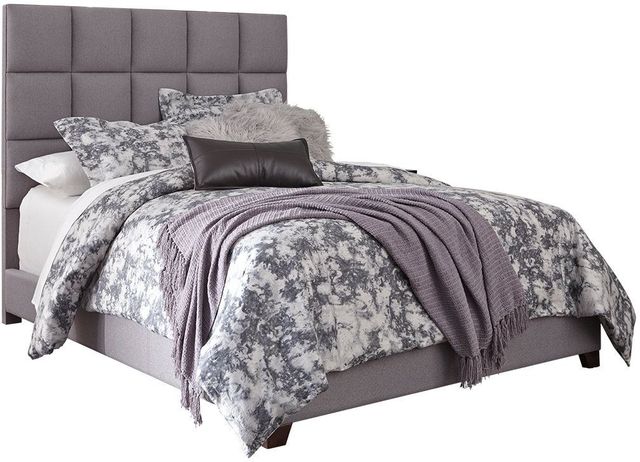 Signature Design by Ashley® Dolante Gray Queen Upholstered Bed-0