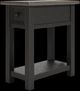 Signature Design by Ashley® Tyler Creek Grayish Brown End Table with Black Base -1