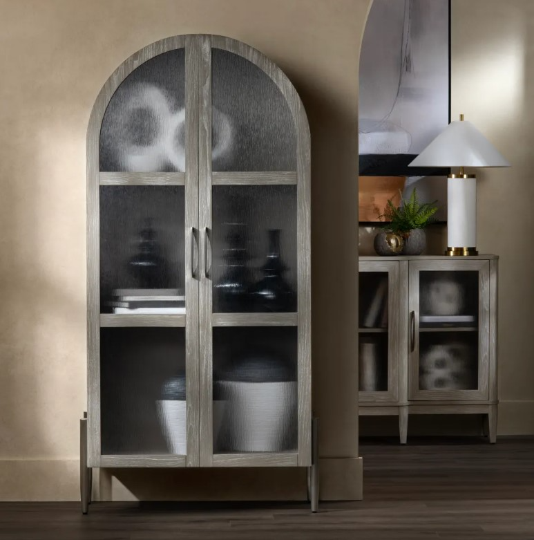 Crestview Collection Finnley 2 Door Curio Cabinet - Thumbnail 4