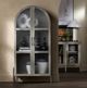 Crestview Collection Finnley Brown Curio Cabinet-1