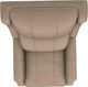 Best® Home Furnishings Customizable Pauley 1 Leather Manual High Leg Recliner with Dark Walnut Legs-4