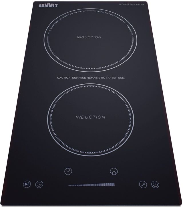 Summit® 12" Black Induction Cooktop-2