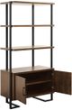 Homelegance® Sedley Rustic Black/Walnut Bookcase-3