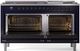 Ilve® Nostalgie II Series 60" Midnight Blue Pro Style Dual Fuel Range-1