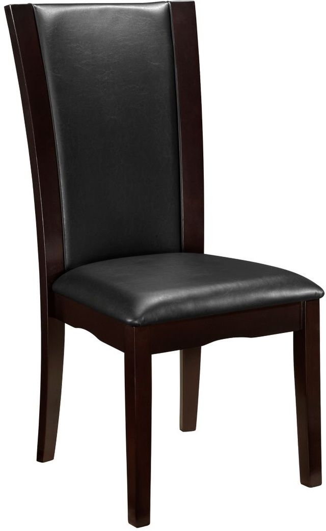 Homelegance® Daisy Dark Brown/Espresso Side Chair-0