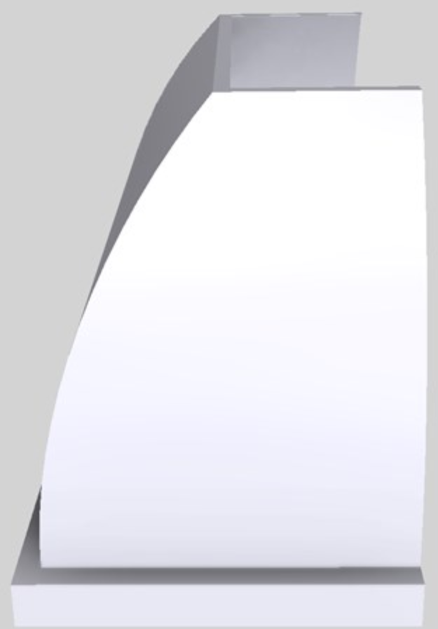 Vent-A-Hood® Designer Series 48" White Wall Mounted Range Hood-1
