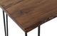 Jofran Inc. Nature's Edge Chestnut 52" Counter Dining Table with Black Base-4