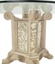 Michael Amini® Platine De Royale Champagne Round Dining Table-2