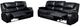 Coaster® Camila 2-Piece Black Manual Reclining Living Room Set-1