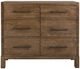 International Furniture Direct Merida Stained Brown Dresser-3