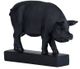 A & B Home Matte Black Pig Figurines-0