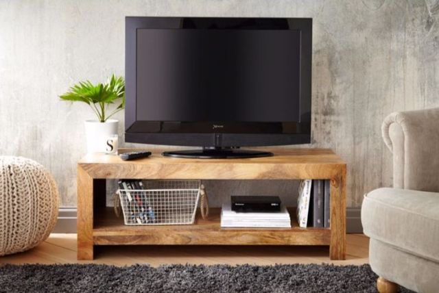 Jaipur Furniture Dakota Light Brown Open Plazma TV Unit-2
