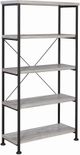 Coaster® Analiese Grey Driftwood Open Bookcase-0