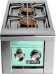 LYNX® Professional 13" Surf Built-In Double Liquid Propane Side Burner-0