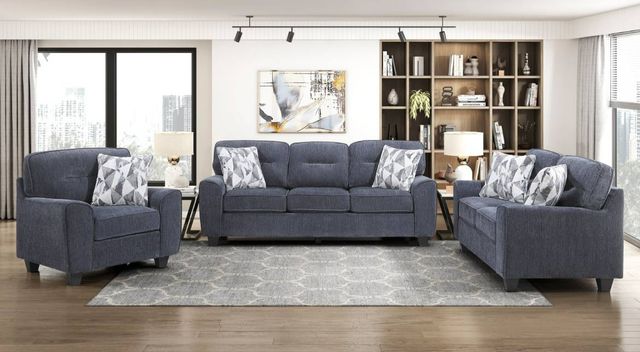 Homelegance® Bennett Blue Accent Chair-1