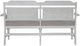 Liberty Furniture River Place Gray/Riverstone White Panel Back Bench-4