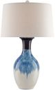 Currey & Company Fete Cobalt/Tan Table Lamp-0