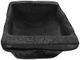 A & B Home Black Rectangle Teak Wood Tray-2