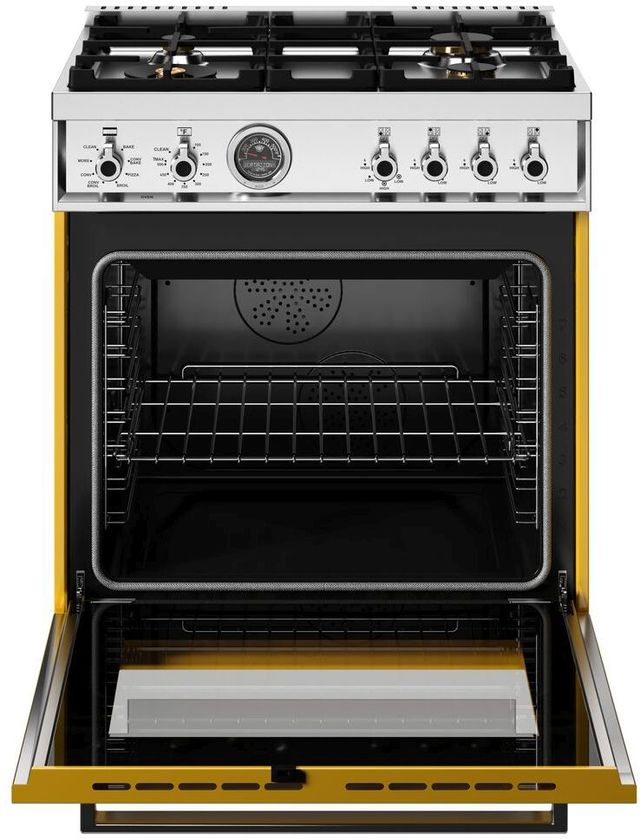 Bertazzoni Professional Series 30" Giallo Pro Style Dual Fuel Range-1