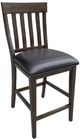 A-America® Mariposa Warm Gray Slat Back Bar Stool-0