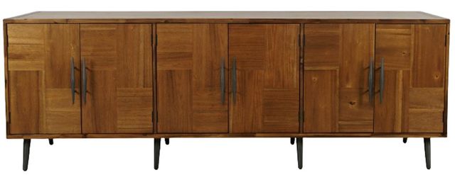 Jofran Inc. Colhane Cedar 6-Door Accent Cabinet-2