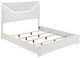 Coaster® Ives White High Gloss Queen Panel Bed-1