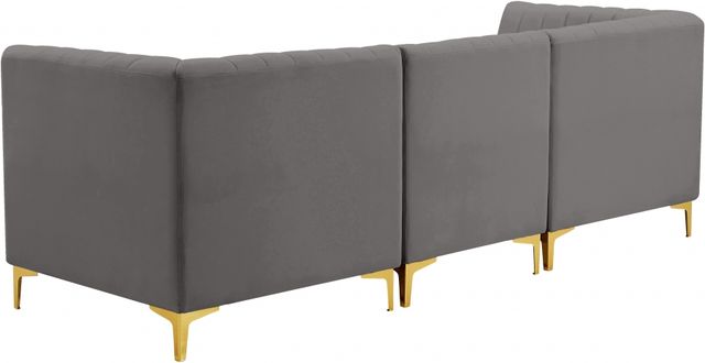 Meridian Furniture Alina Grey Velvet Modular Sofa-2