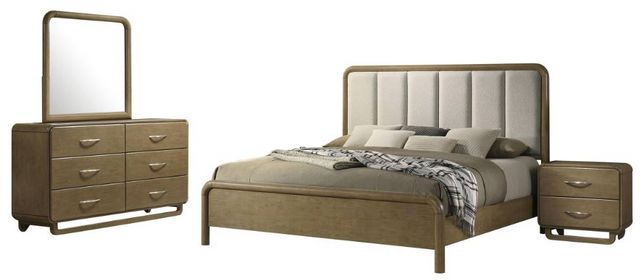Coaster® Amsbury 4-Piece Nutmeg Queen Bedroom Set