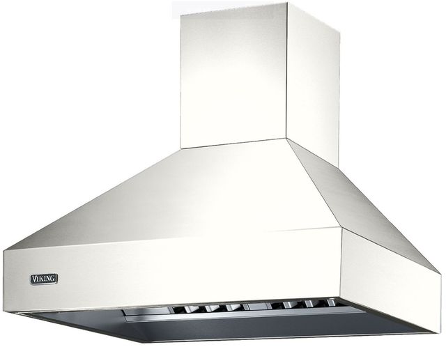 Viking® 5 Series 60" Pure White Chimney Wall Hood-0